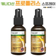 내츄럴플러스 프로폴리스 스프레이 30ml 플라보노이드 17mg 캐나다 직수입 완제품, 2개