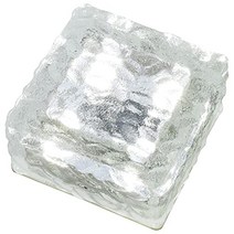 YAMAZEN [Yamazen] LED Solar Light 10cm 정사각형 흰색 (자동 조명 스위치) (태양 전지판) (방진 성능 : IP66 방수) 1 White WLL-1027 (WH), 상품명참조