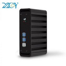 XCY-미니 Pc 인텔 코어 i3 7100U i7 7500U 윈도우즈 10 프로 리눅스 VGA HDMI USB 마이크로 팬리스 컴퓨터 Minipc Htpc 씬 클라이언트 Nuc, CHINA, 4G RAM 128G SSD WiFi, Core i5-7200U