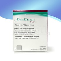 !junjjang9650ea! DuoDERM (CGF) 10x10 (5매/팩) 욕창운드케어 두꺼운 습윤 흉터 상처밴드 드레싱, 상세페이지 참조