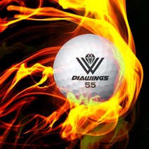 다이아윙스 골프공 비거리전용 M2 M3 M5, M2_화이트, 50구