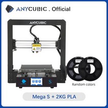 3D 프린터 ANYCUBIC Mega-S Mega S 3D 프린터 I3 Mega 대형, 협력사, 메가 S-2KG PLA