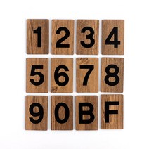 층수 표시용 우드문자 디자인이니셜 숫자이니셜 꾸미기이니셜 층수표시문자 숫자스티커, 제품선택, 0(숫자)