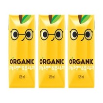 크니쁘니 오가닉 주스 오렌지호박 & 망고 125ml x 24팩 과일음료, 1개, 1ml