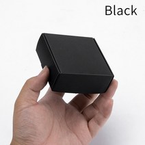 선물상자 리본 포장박스 블랙 판지 비누 맞춤형 크기 로고 인쇄 지원, 17.Black - 10pcs-15x8x4cm