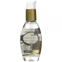 오지엑스OGX 코코넛 밀크 세럼 방지 4온스 118ml 3팩, 4 Fl Oz (Pack of 3)