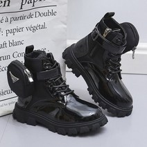 승마부츠 여성 남성 말 남녀공용 신발 승마부츠 신제품 오토바이 발목 부츠 웨지 레이스업 플랫폼 여성용, 08 33, 07 children black_08 33