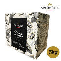 발로나 코코아 파우더 200g 500g 1kg 3kg/ 프랑스산/ 무가당 코코아 가루/ 코코아 분말/ 발로나파우더/ 코코아파우다/스윗프라이스 핫초코, 3kg