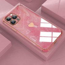아이폰 케이스 감성 예쁜 고급 13 12 11 pro max xs xr x r 8 plus 12 12pro 11 대리석 질감 커버용 럭셔리 충격 방지 도금 소프트