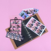 또바앨범 커플 인생네컷 앨범 포토북 포토앨범 사진첩 바인더 4x6 보관함, 핑크
