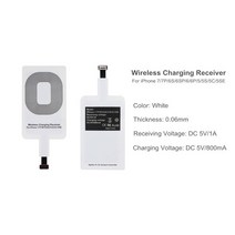 아이폰 6 6S 6plus 7 7plus 5 5S 5C 무선 충전기 수신기 패치 모듈 QI 표준 수신 충전 A20, [01] Eu