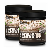 조은 고소한 볶은 100% 흰강낭콩 가루 분말 300g x 2