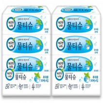 깨끗한나라 물티슈 여행용 리필 30매*4입 * 2pack