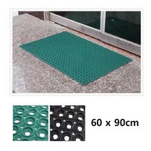 학교 매장 현관 빗물 먼지털이 고무발판 업소매트 발코니 논슬립, 블랙 60x90, 기본선택