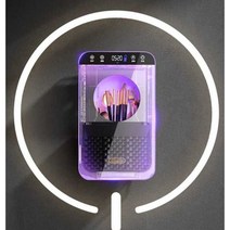 필립스살균램프 미니 살균 수저 식기구 보관, 투명창 흰색
