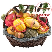 박스 선물 당일배송 부산 서울 과일 선물세트 병문안 예단 이바지 백화점 출산 과일바구니, 세트8) 공주탄생