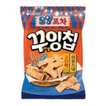 롯데제과 오잉포차 꾸이오잉칩 스낵, 5개, 100g