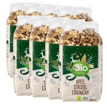 디엠바이오 dmBio Apple Crunchy 독일 애플 슈트루델 크런치 500g, 8팩
