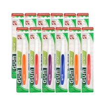 GUM 검 엔드 터프트 칫솔 (308), 1개, 12개