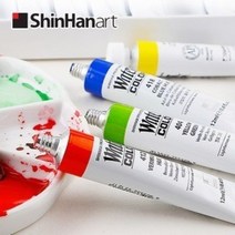 신한 전문가 수채화 물감 12ml 낱색, $XM2_415 CERULEAN BLUE HUE