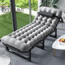 세계일주 접이식침대+매트리스 세계일주 ZY47, 블랙+매트리스, 194*75*30cm