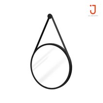 제이씨엘 원형 스트랩 거울 JCL SR-500 SR-600, SR-500 MB 블랙 (직경 500mm)