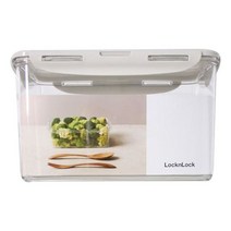 EM_락앤락 스테커블 직사각1.1L(LBF815D) 보관 밀폐 용기 김치통 냉장고, 단품