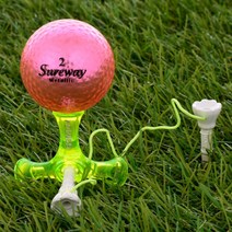 부드러운 우레탄 삼발이 골프티 사계절골프티 겨울골프티 딱딱한필드 자석부착 겨울티샷, 그린