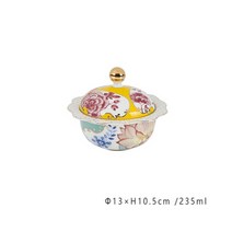 Pip studio 네덜란드 멀티 로얄 플라워 밀크티잔 꽃 무늬 찻잔 유럽 커피잔 특이한, 설탕 항아리/235ml, 1개