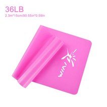 230cm 요가 휘트니스 끌어 오기 밧줄 저항 밴드 라텍스 탄성 스트레치 장력 밴드 운동 장비 훈련 운동 스포츠, Pink