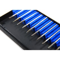 핸드피스 왁스바 세트 A형 10종세트 /2.35mm 다목적 세공바, 싱글컷( / 무늬)