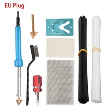 PVC 용접기 플라스틱 80W 플라스틱 용접 키트 강화 메쉬 뜨거운 철 스탠드 및 자동차 범퍼에 대 한 와이, 01 EU Plug, 1개