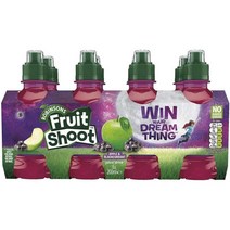 로빈슨 프룻 슛 애플 앤 블랙커런트 주스 영국 Robinsons Fruit Shoot Apple n Blackcurrant Juice 200ml 8개입 음료