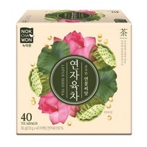 [정원] [녹차원] 연자육차 36g(0.9g x 40T) / 순수한 연꽃씨앗, 36g, 1개