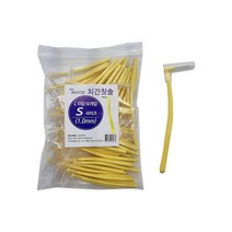 더 화이트 치간칫솔 L형 50p, 더 화이트 치간칫솔 L형 S(1.0mm) 50p, 1개, 50개