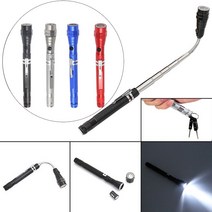 [1+1] (자바라 후레쉬 C타입 1P+1P) 자석 LED 랜턴 라이트 캠핑 낚시 공구 카센터 수리, 블루[1P], 블랙[1P]