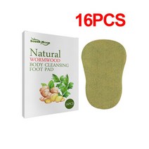 발바닥 패치 발독소 발 파스 뽀송 힐링 발파스 릴렉스 수액 노폐물 독소발디톡스 풋 패치 16-48 개 천연, 01 16pcs