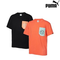푸마 929407 우븐 포켓 반팔 티셔츠