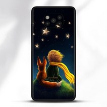 Xiaomi Poco X3 용 블랙 소프트 케이스 NFC F3 GT M3 Pro 5G F1 핸드폰 카파 실리콘 TPU 쉘 Fundas The Little Prince Fox, [08] For Mi Poco M3, [12] B12