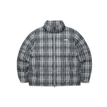 [국내 매장판] LMC OG PLAID PUFFER DUCK DOWN PARKA charcoal 264381