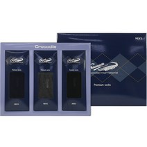 크로커다일 남성 3족 양말선물세트