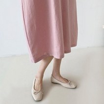 옷자락 [옷자락] 여자 슬릿 브이 버튼 린넨 레이스 원피스