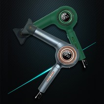 파이모아 더살롱 헤어드라이기 1600W 에센셜케어 국내 최초 LCD디스플레이 항공모터 드라이어, PM2201LCD-GN 매트그린