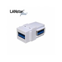 빵빵야 Plus-USB3.0 키스톤 커플러 Changer A F-A F 90도 White 옥스케이블, 단일 모델명/품번
