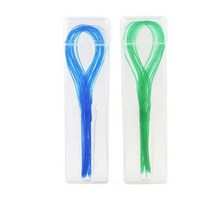 35 개/대 치실 Threaders 바늘 치아 브래킷 치열 교정 교량 사이의 와이어 홀더 견인 교정기 무작위 색상