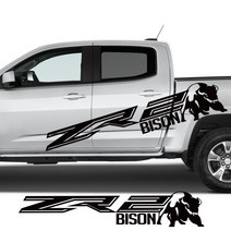 정크야드 쉐보레 콜로라도 대형 데칼 chevy_08, 1개, 흰색