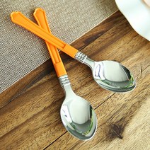 홈파티 플레이팅 스푼 (10개입), 오렌지