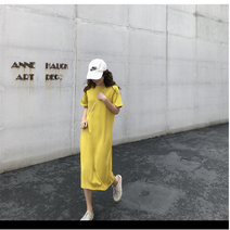 리리플리 데일리 슬림 반팔 원피스