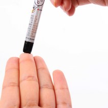 고퀄 수지 펜 초저점도유성젤심 아이디어 헬스 5개묶음 볼펜 침 건강 지압봉매카니즘, 검정심