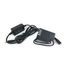 파나소닉 GH3 GH4 GH5 G9 카메라 보조베터리 DMW BLF19 blf19e로 DCC12 더미 배터리 + USB 어댑터 충전 케이블|AC/DC Adapters|, 단일, 1개, 단일